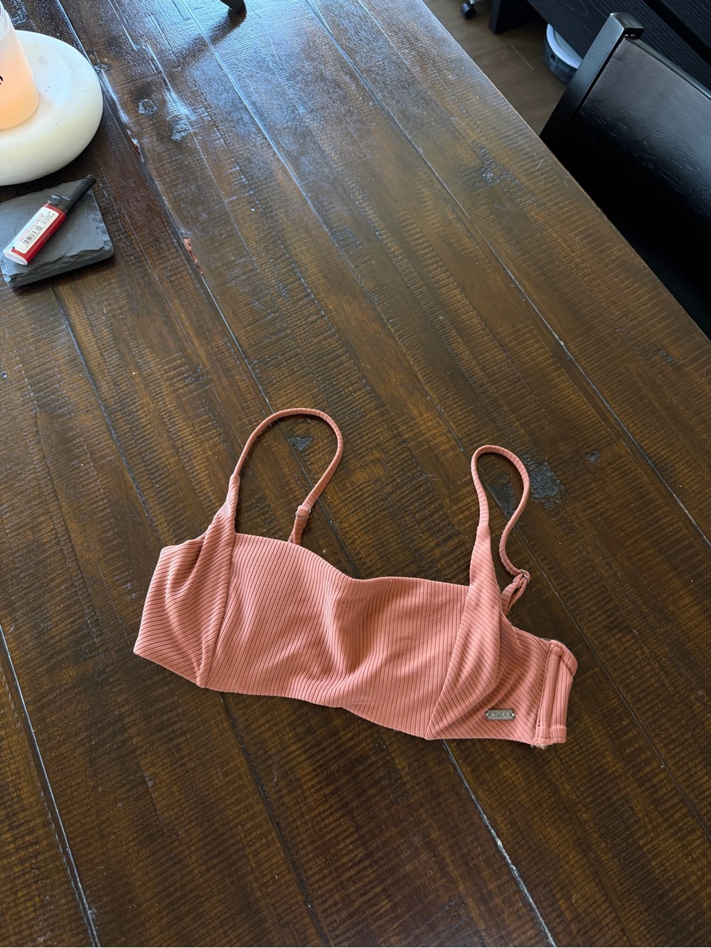 Roxy Swim Top Dusty Rose